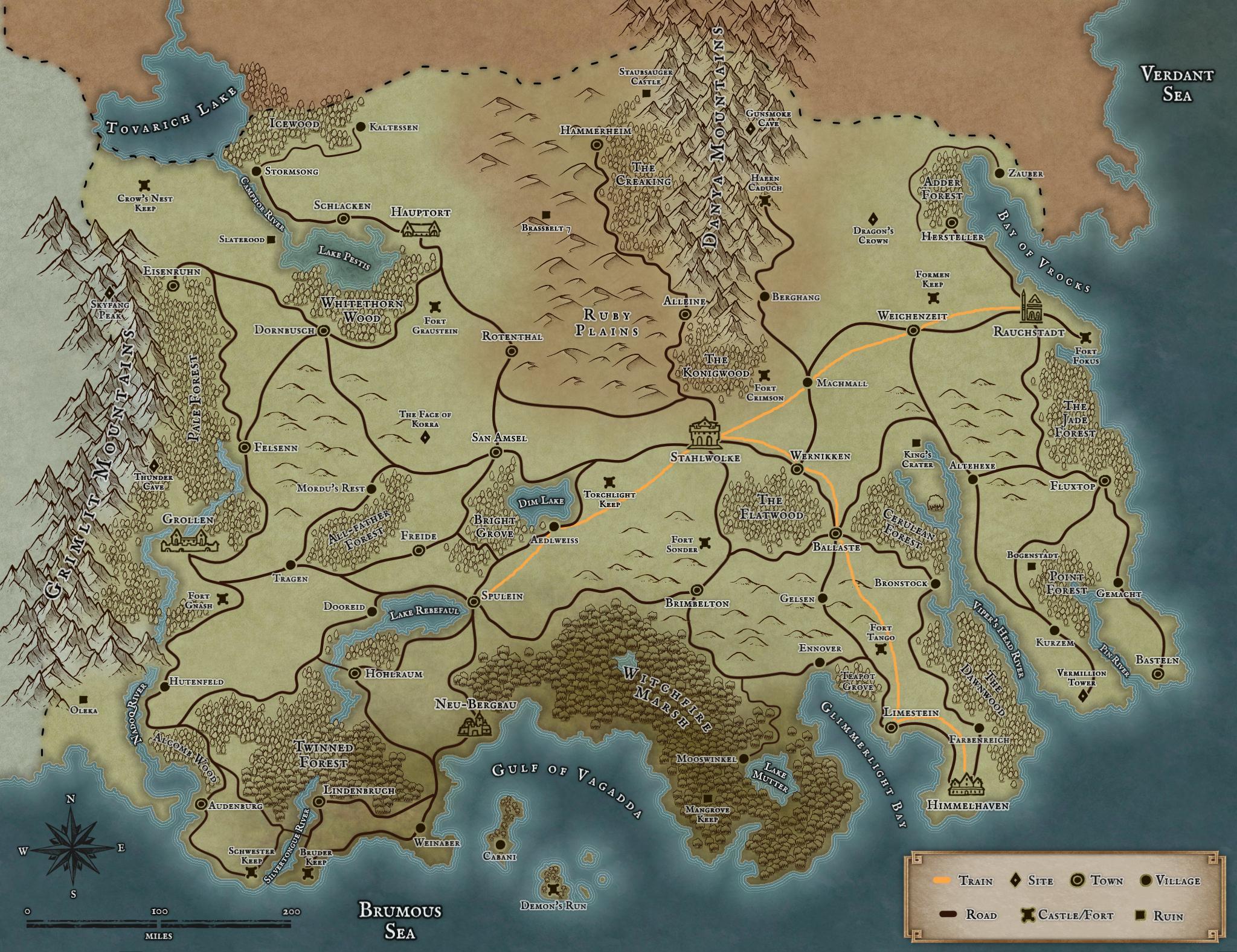 Map of Emmerick in Druzane